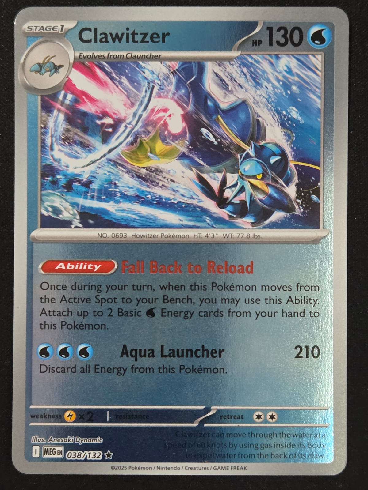 Clawitzer MEG EN 038/132 - Holo Reverse