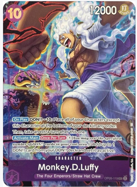 Monkey.D.Luffy (119) (English Version 2nd Anniversary Set) - One Piece Promotion Cards (OP-PR)