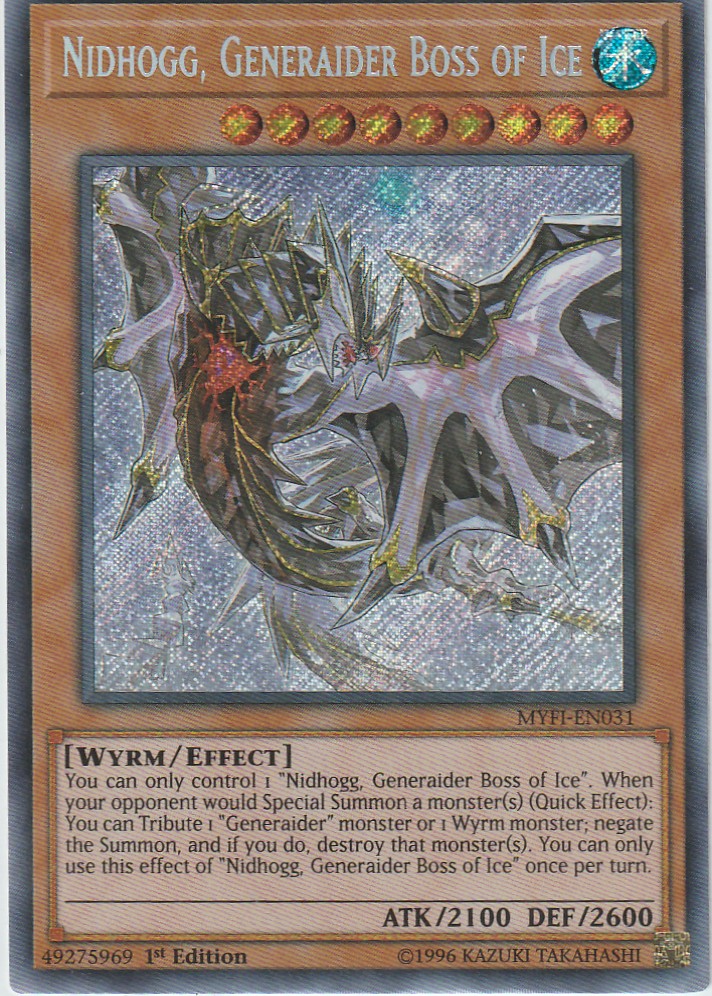 Nidhogg, Generaider Boss of Ice (SeR)(MYFI-EN031)