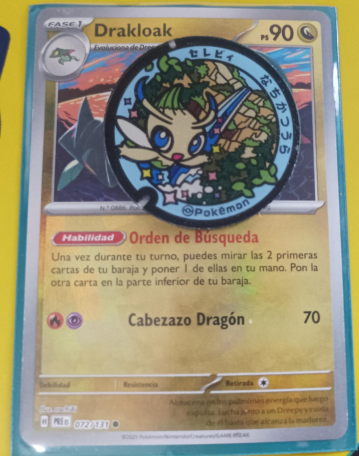 Celebi - Marcador de habilidad acrílico
