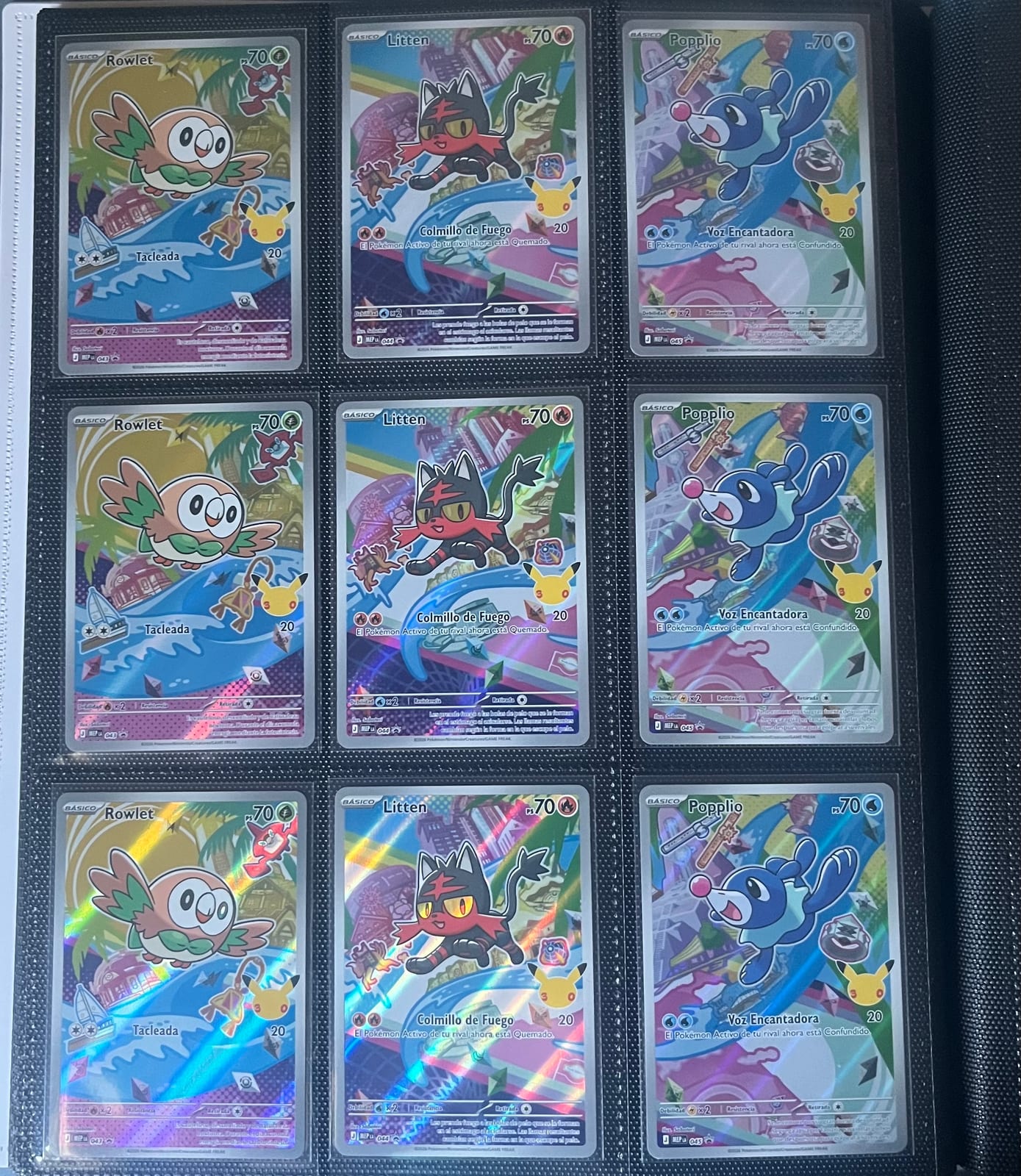 First Partner illustration collection español, pack de Alola
