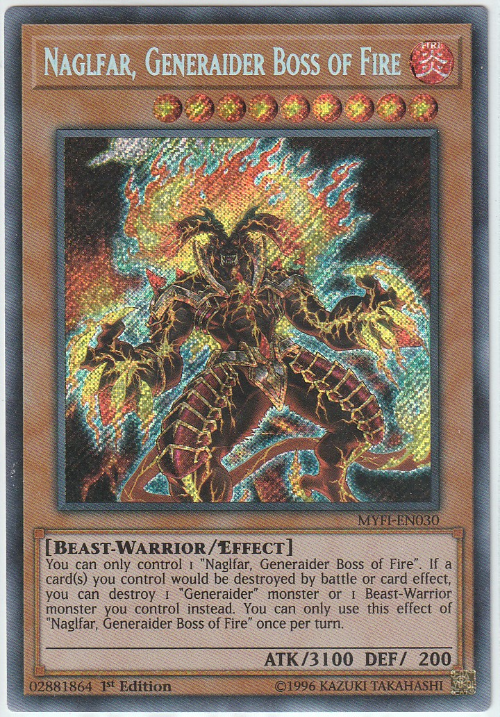Naglfar, Generaider Boss of Fire (SeR)(MYFI-EN030)