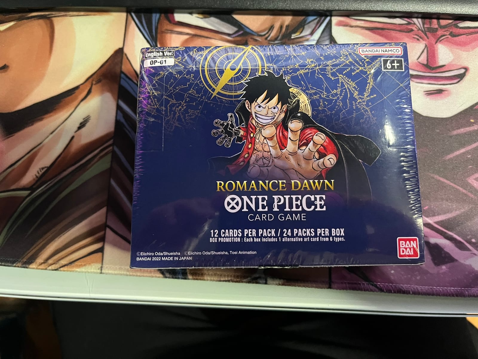 One Piece TCG OP-01 Romance Dawn White Bottom Booster Box SELLADO INGLÉS