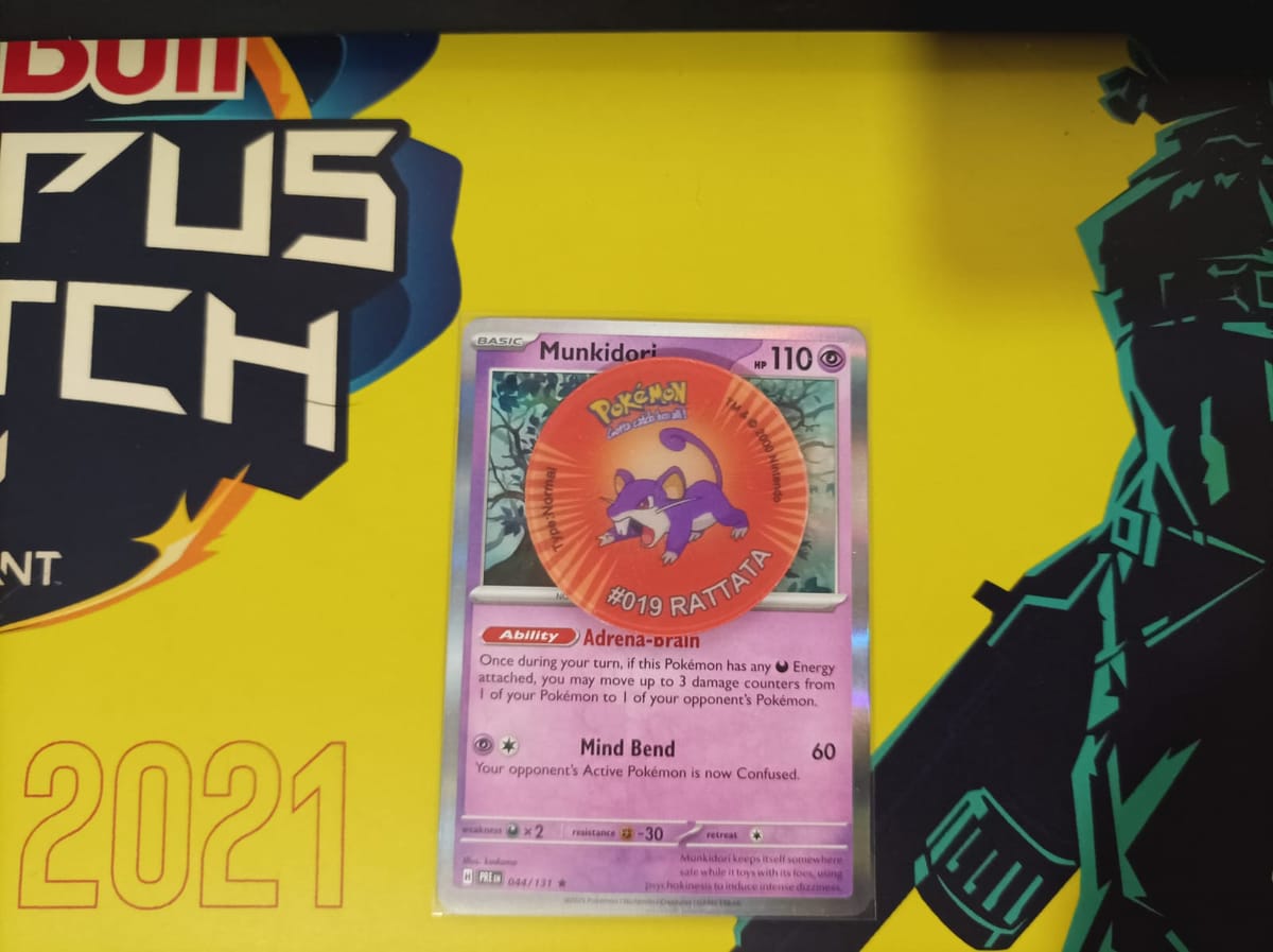 Marcador de habilidad acrílico 4 cm - Rattata