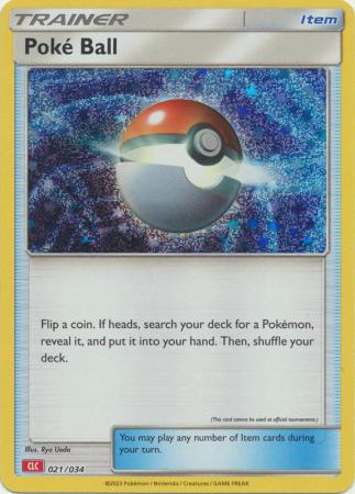 Poke Ball - 021/034 - CLC Pokemon Trading Card Game Classic
