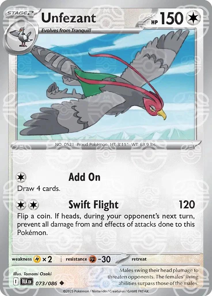 Unfezant Master ball