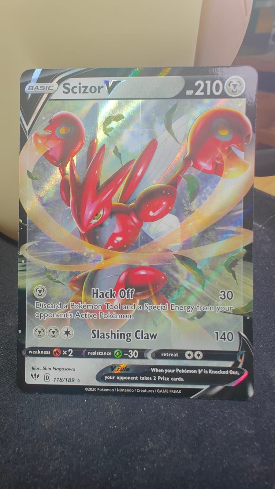 scizor v pokemon card value 183/189 | Rare Ultra [Grass] Scizor V 118/189 Prices -