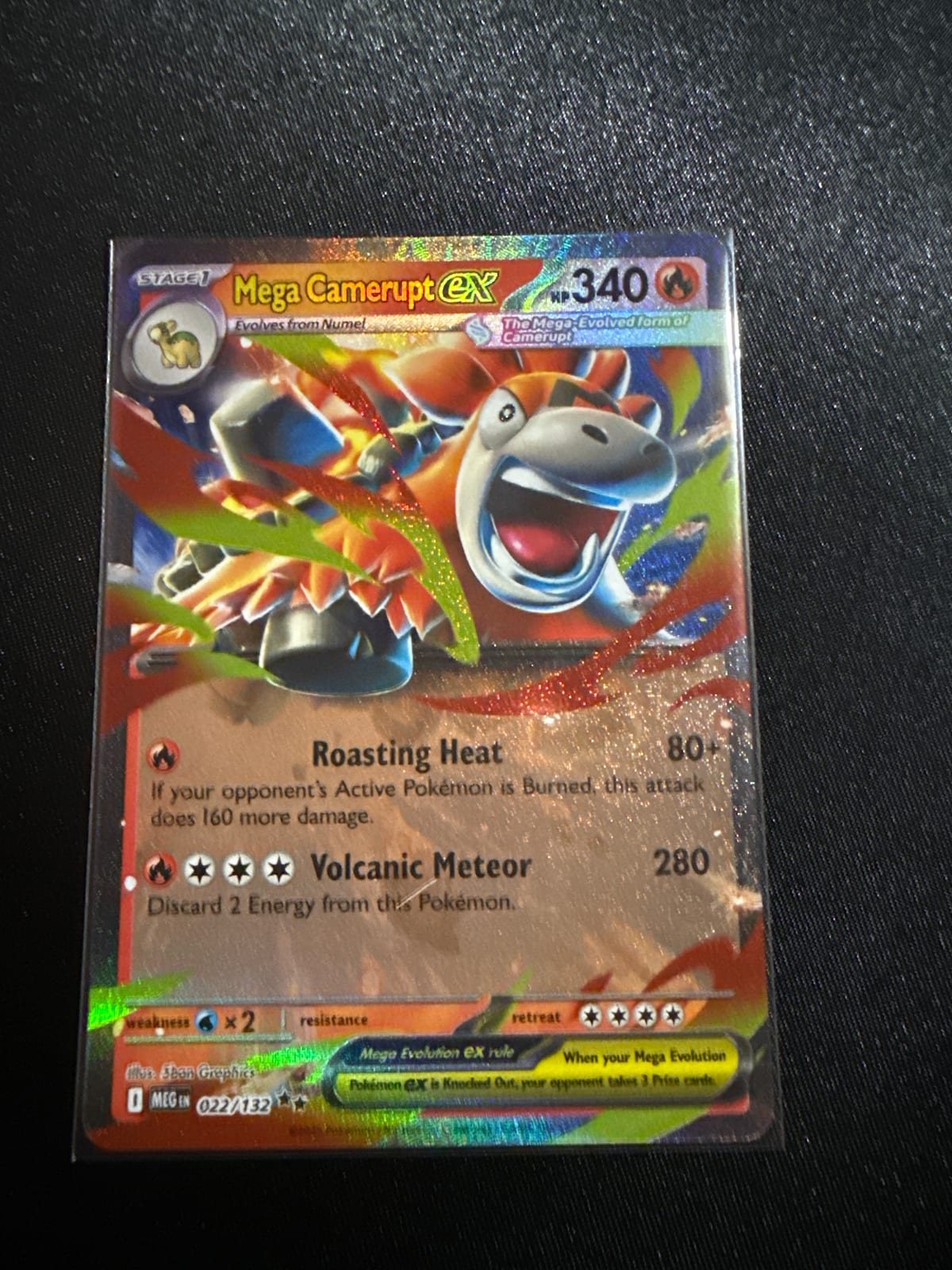 Mega Camerupt ex - 022/132 - TCGmatch Chile