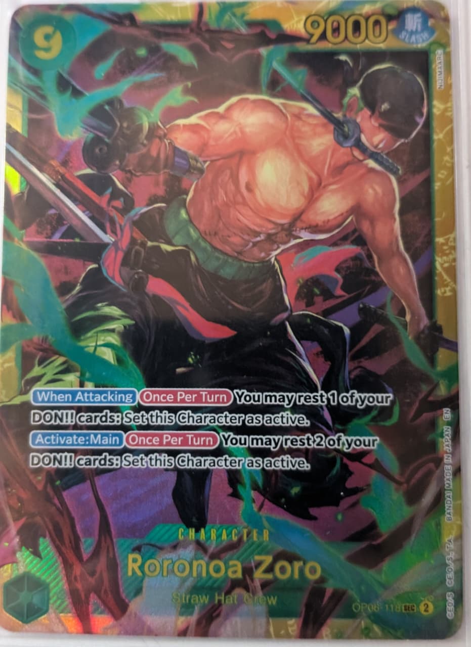Roronoa Zoro - OP06-118 (Reprint)holo - TCGmatch Chile