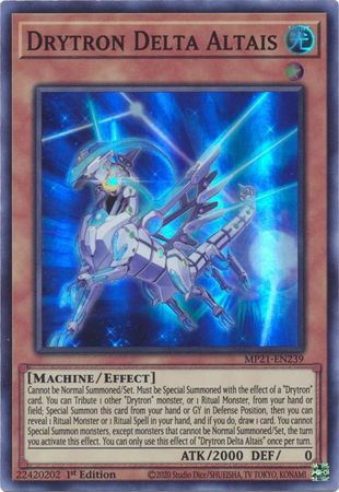 MP21-EN239 - Drytron Delta Altais - Super Rare 1st Edition