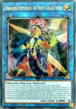 Dragon Explosol de Ojos Galacticos - MP19-SP188