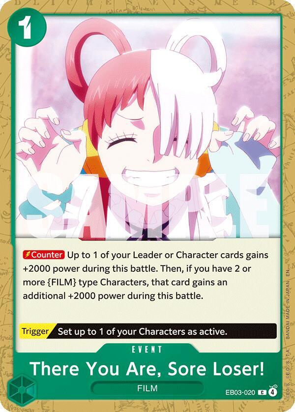 There You Are, Sore Loser! EB03-020