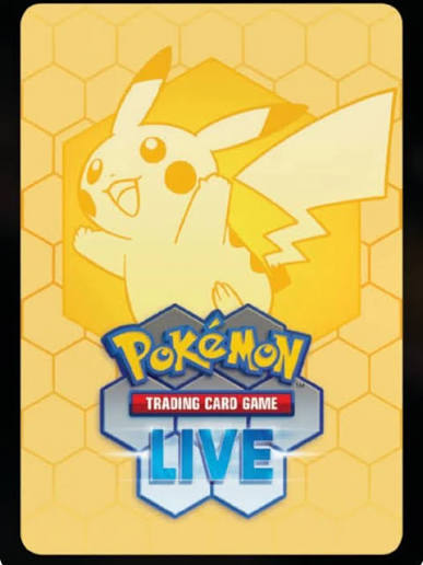 Codigos TCG Pokemon Live