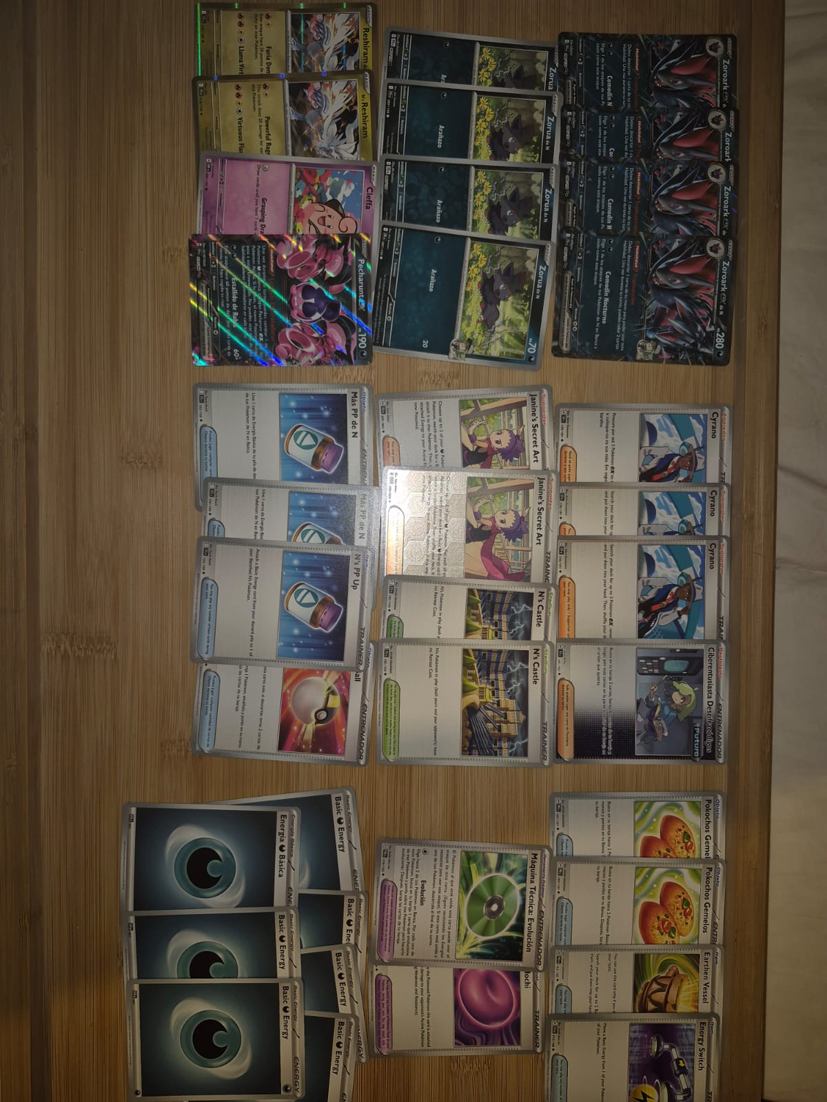 Base mazo N's Zoroark