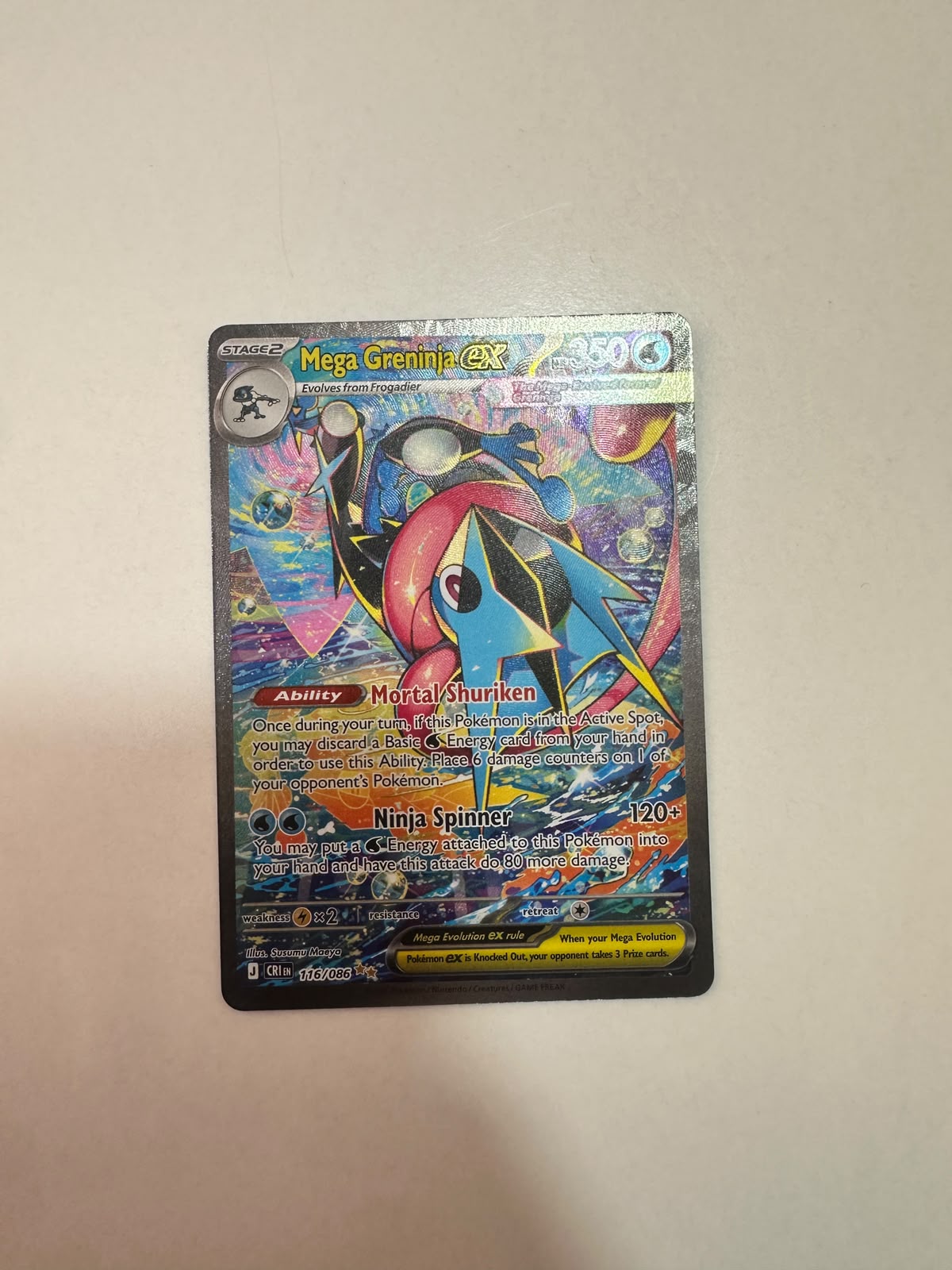Mega Greninja ex - 116/086 - TCGmatch Chile
