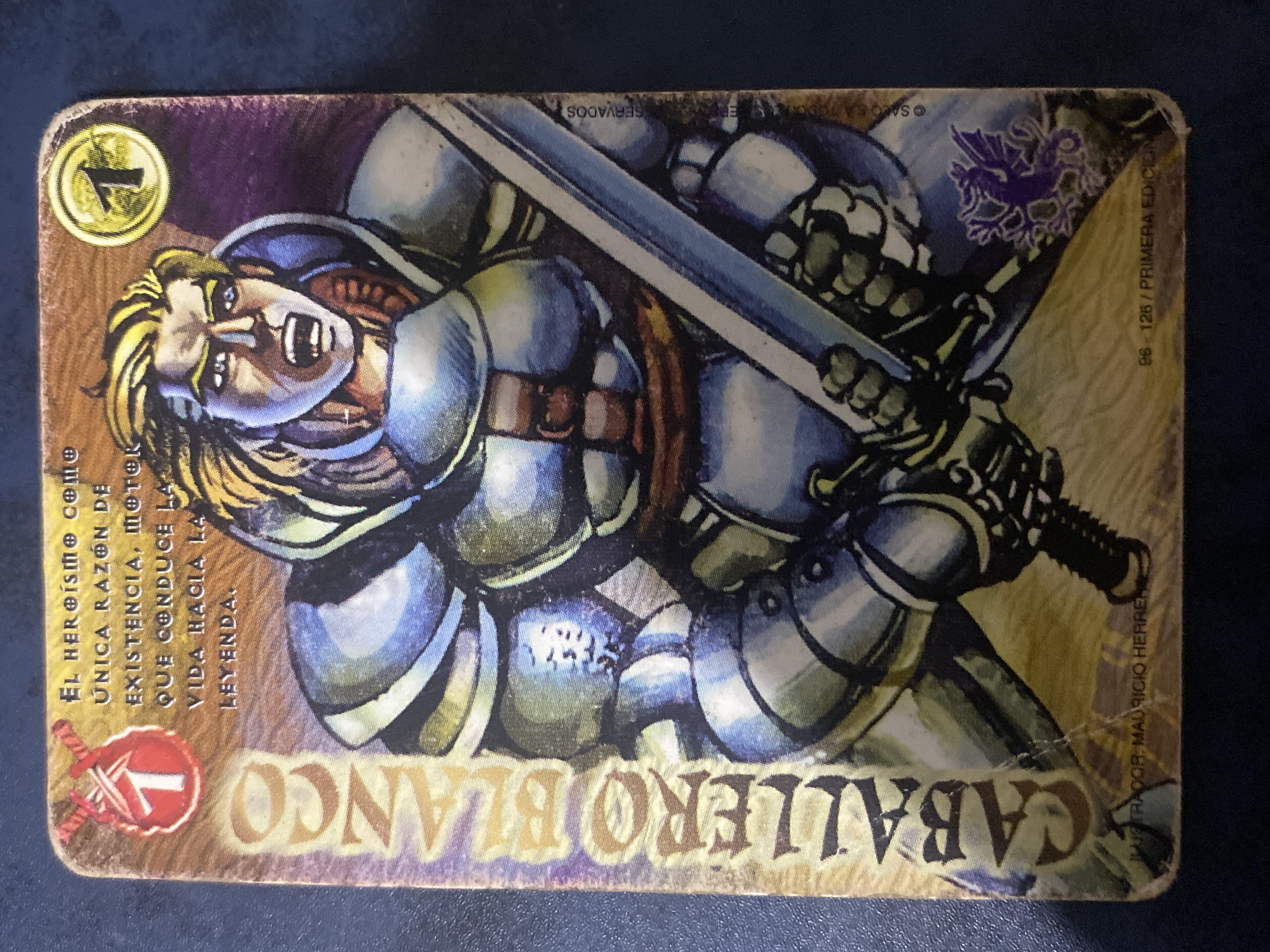 96/126 Caballero Blanco - Mitos Y Leyendas - El Reto- Primera Edición 