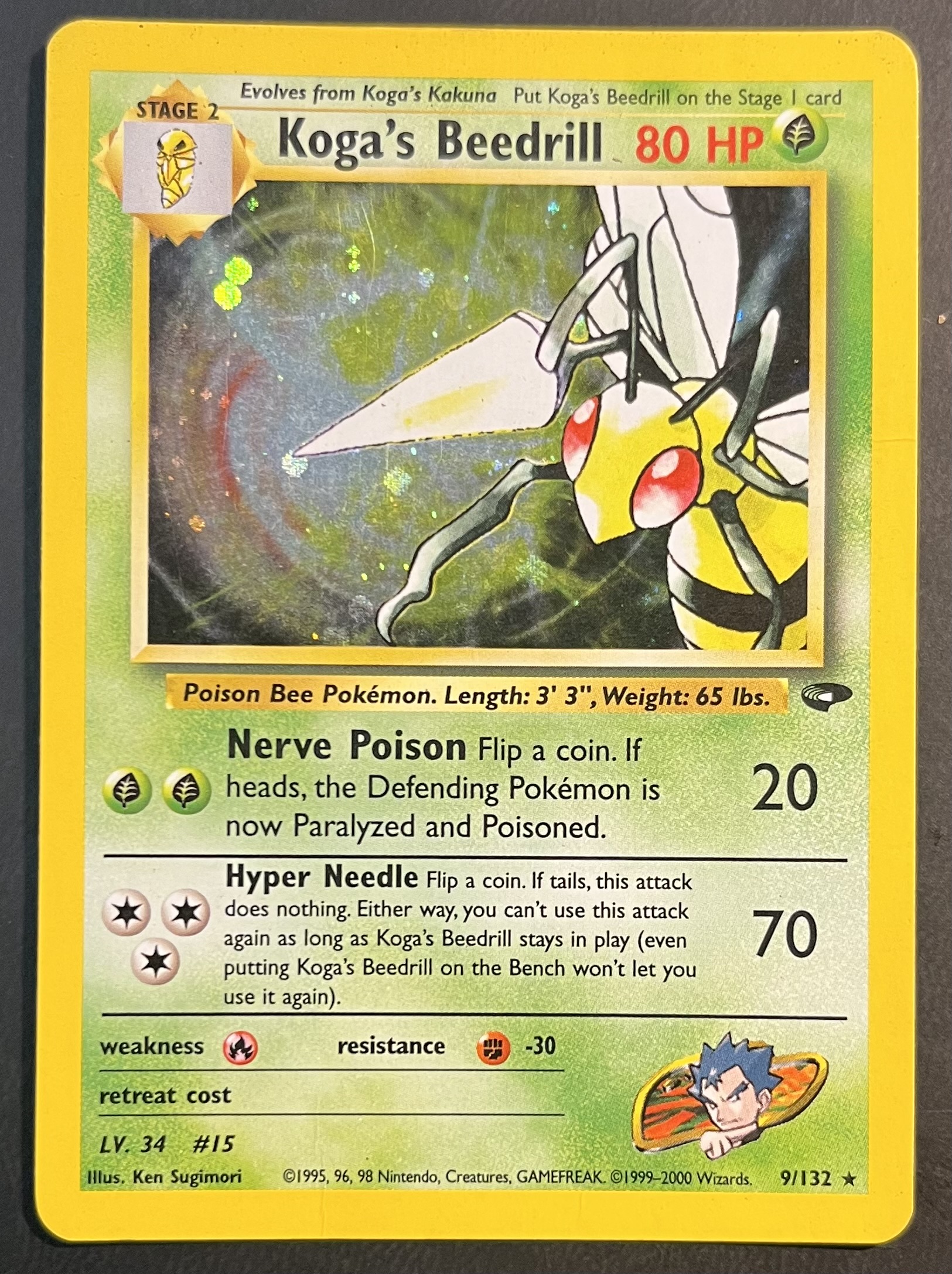 Koga’s Beedrill Gym Challenge unlimited