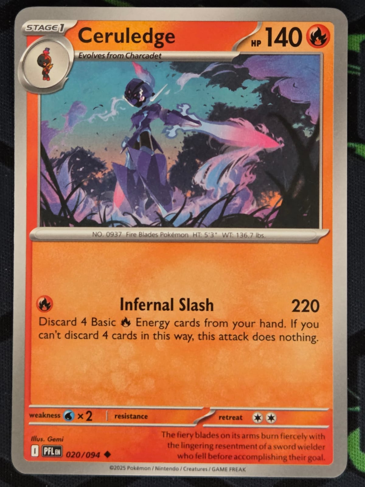 『flame of soul』 Ceruledge - TCGmatch Chile