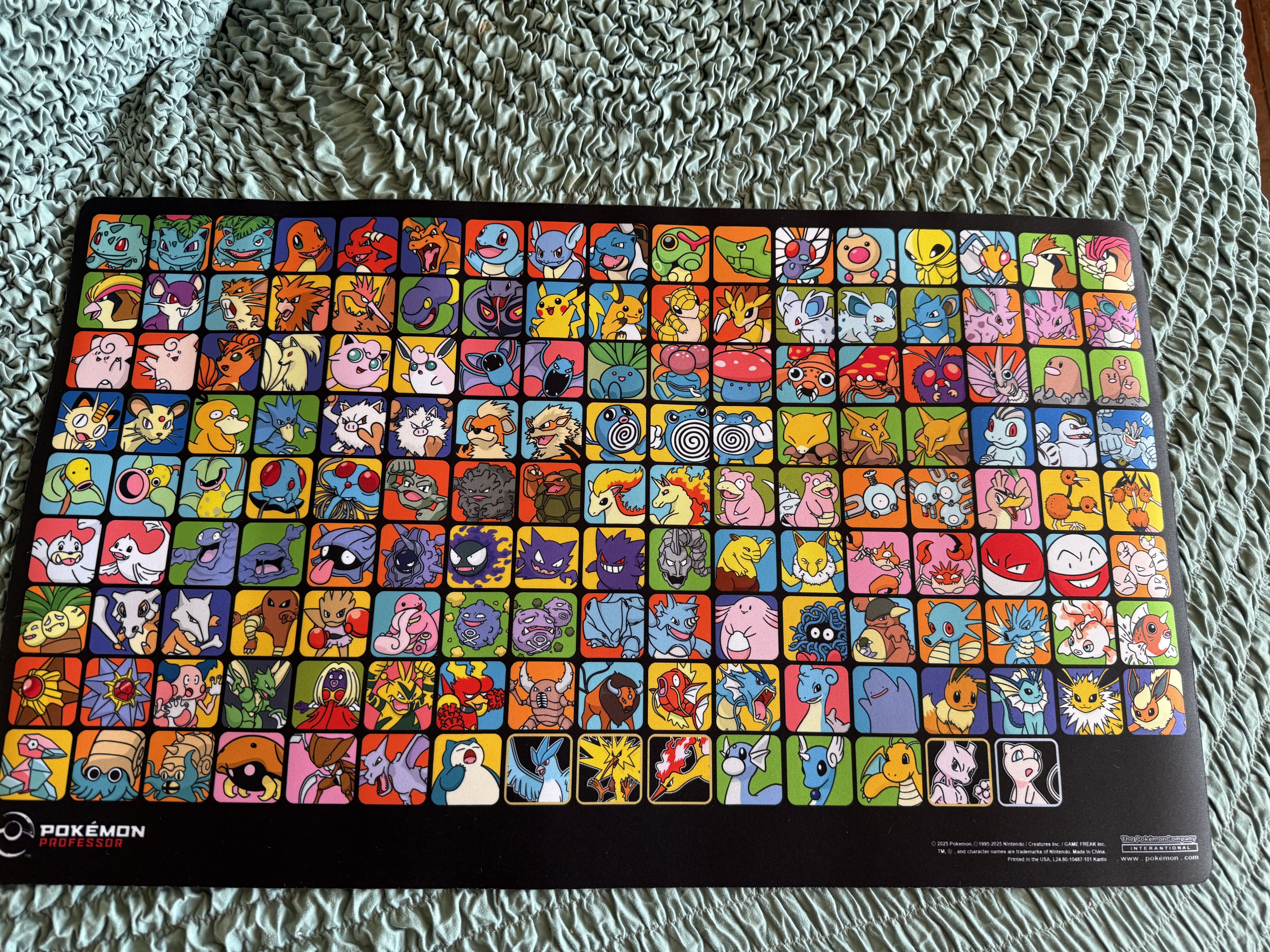 Professor Program Playmat - Kanto