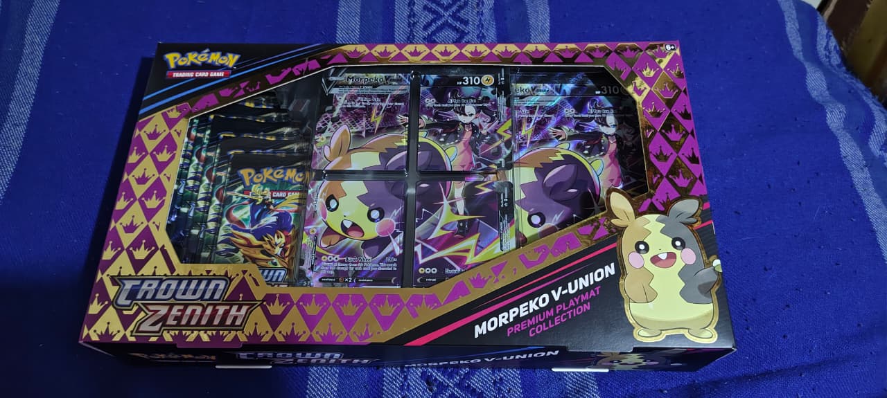 Morpeko V-Union Premium Playmat Collection Box - TCGmatch Chile
