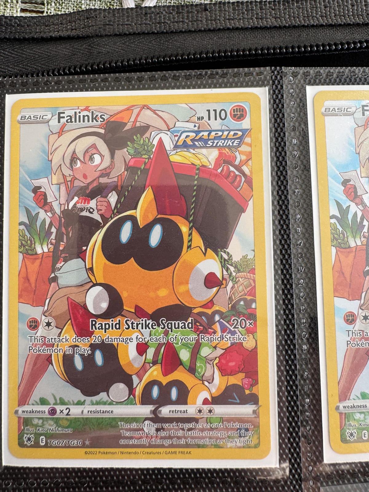 falinks rapid strike pokemon card value V 185/192 - Full Art - Ultra Rare Colorless Rapid Strike Squad (20) This attack does 20 damage for each of your Rapid Strike Pokmon in play falinks rapid strike pokemon card