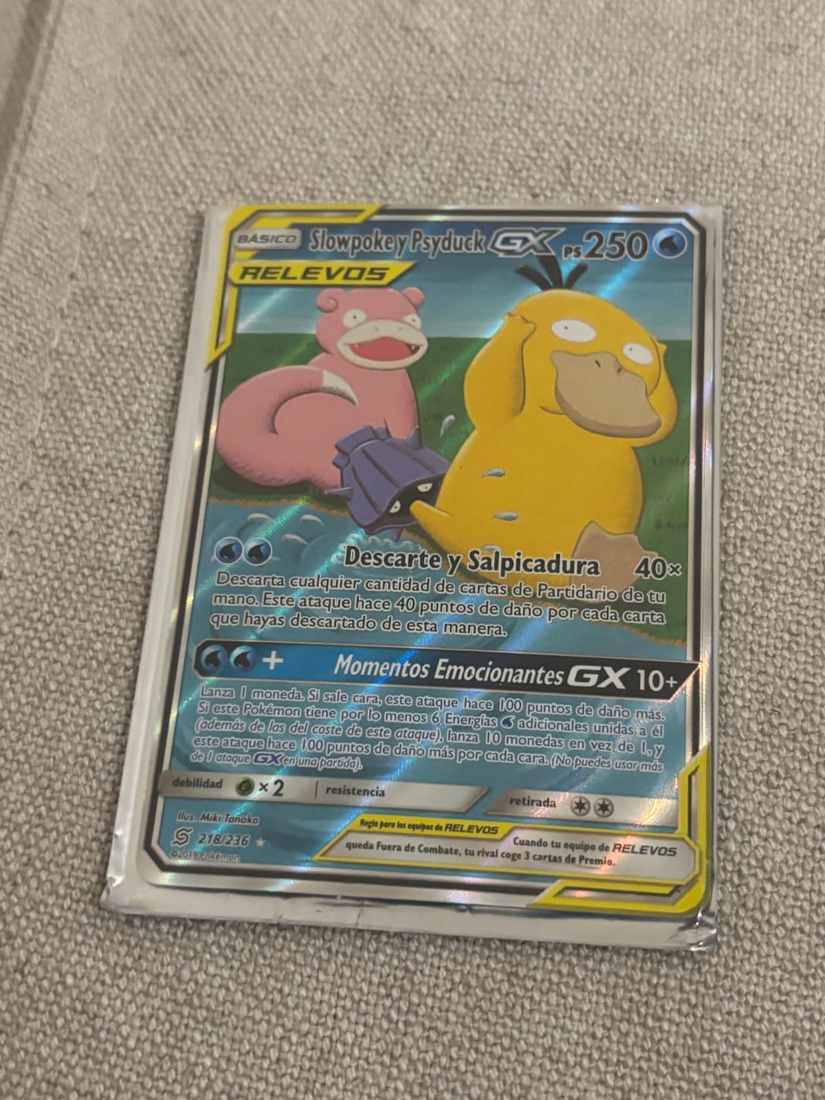 Slowpoke y Psyduck GX Relevos 2019