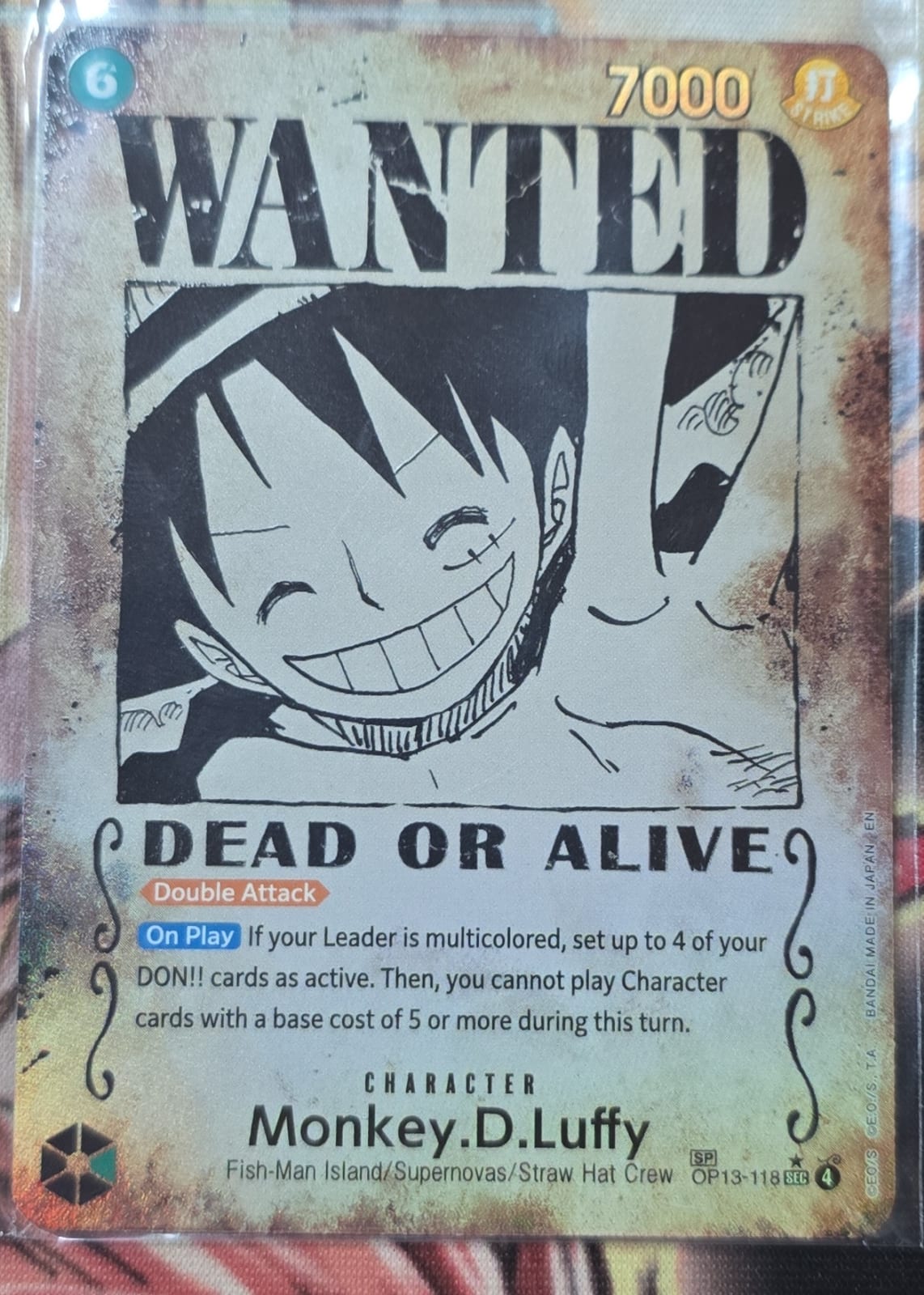 Monkey D Luffy wanted - TCGmatch Chile