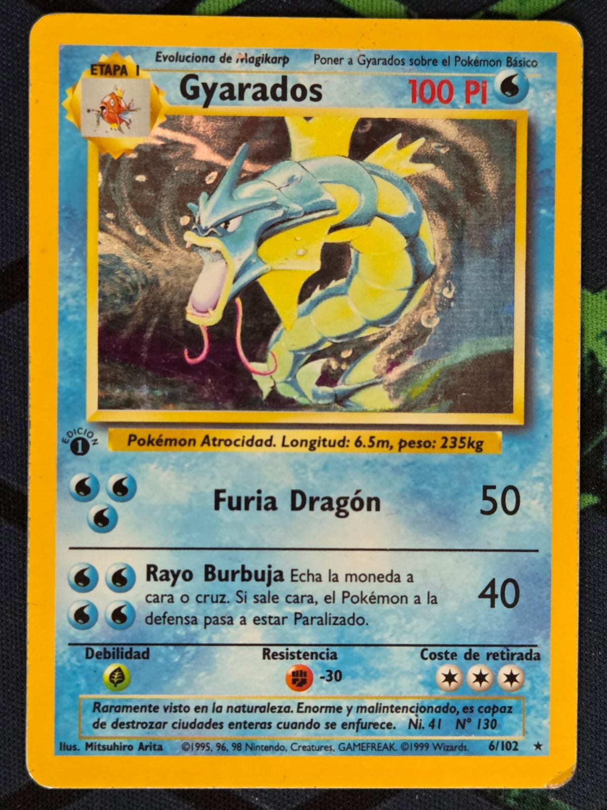 Gyarados (Base Set 1era Edición)