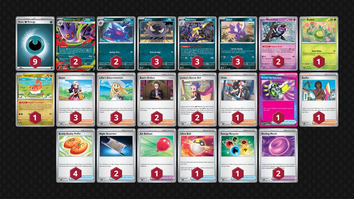 Mega Gengar Ex Baraja 60/60