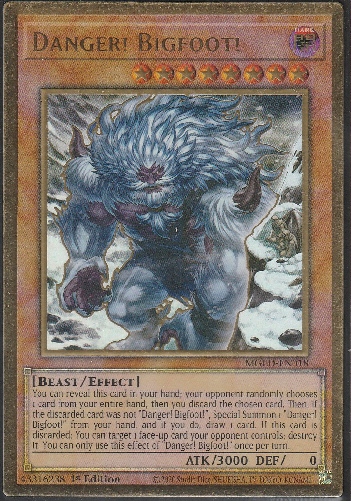 Danger! Bigfoot! (PGR)(Alternate Art) (MGED-EN018)