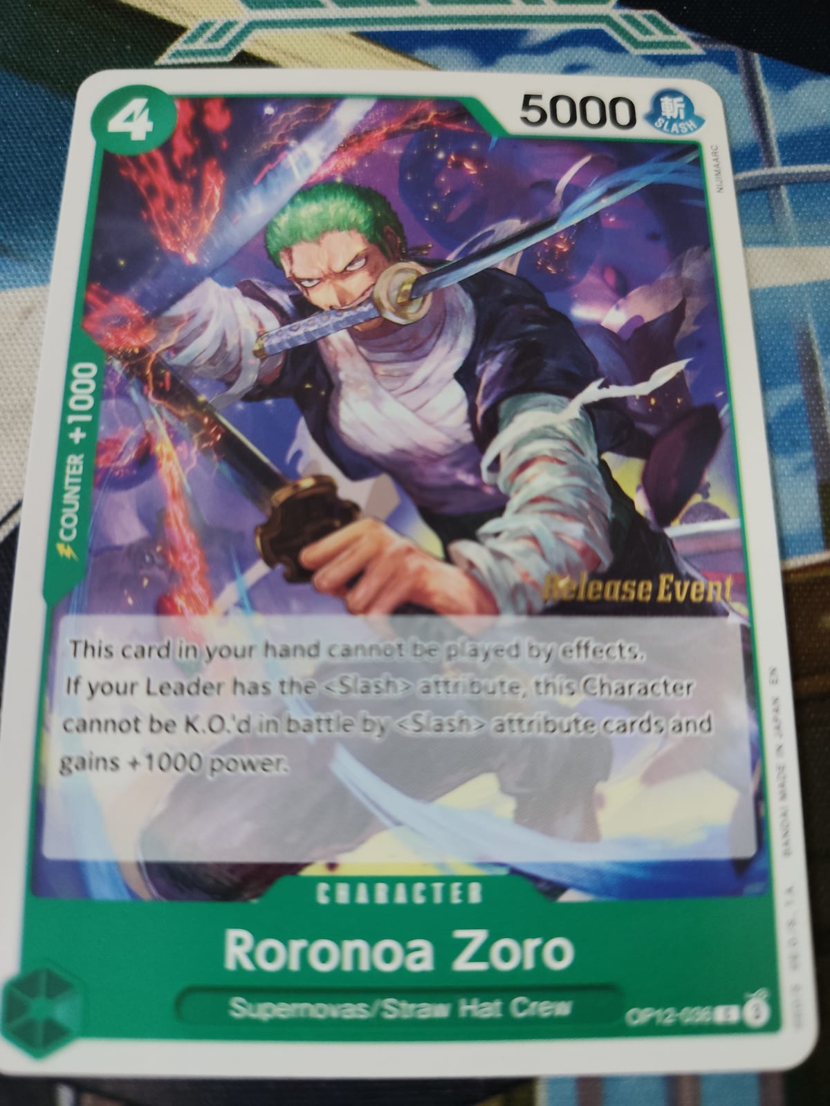 Roronoa Zoro (036) - Release Event Cards