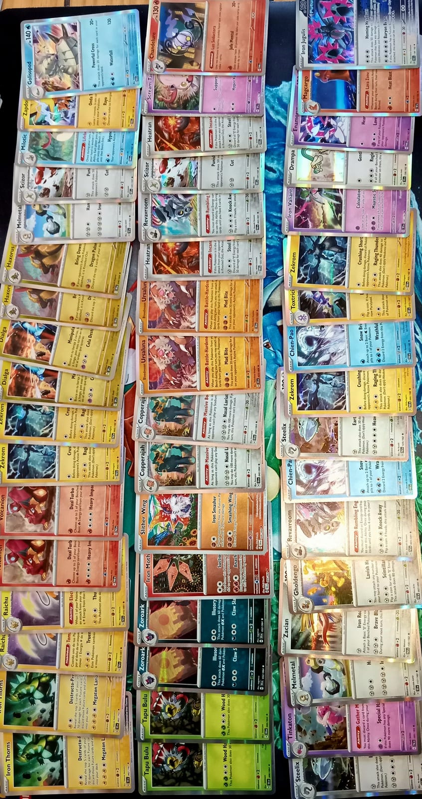 Lote 50 cartas hollow hollo scarlet violet