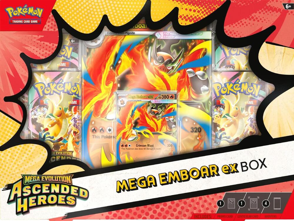 Ascended Heroes Emboar ex