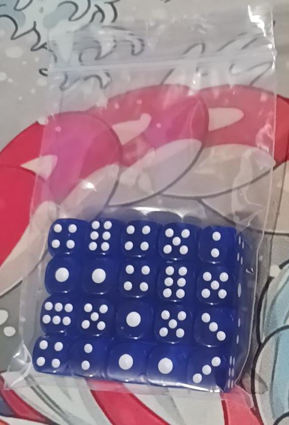 Dados 12mm Azul