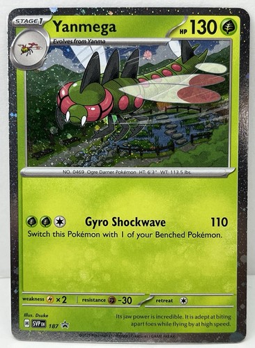 Yanmega - Pokémon TCG Journey Together Black Star Promo Pokemon Card SVP 187