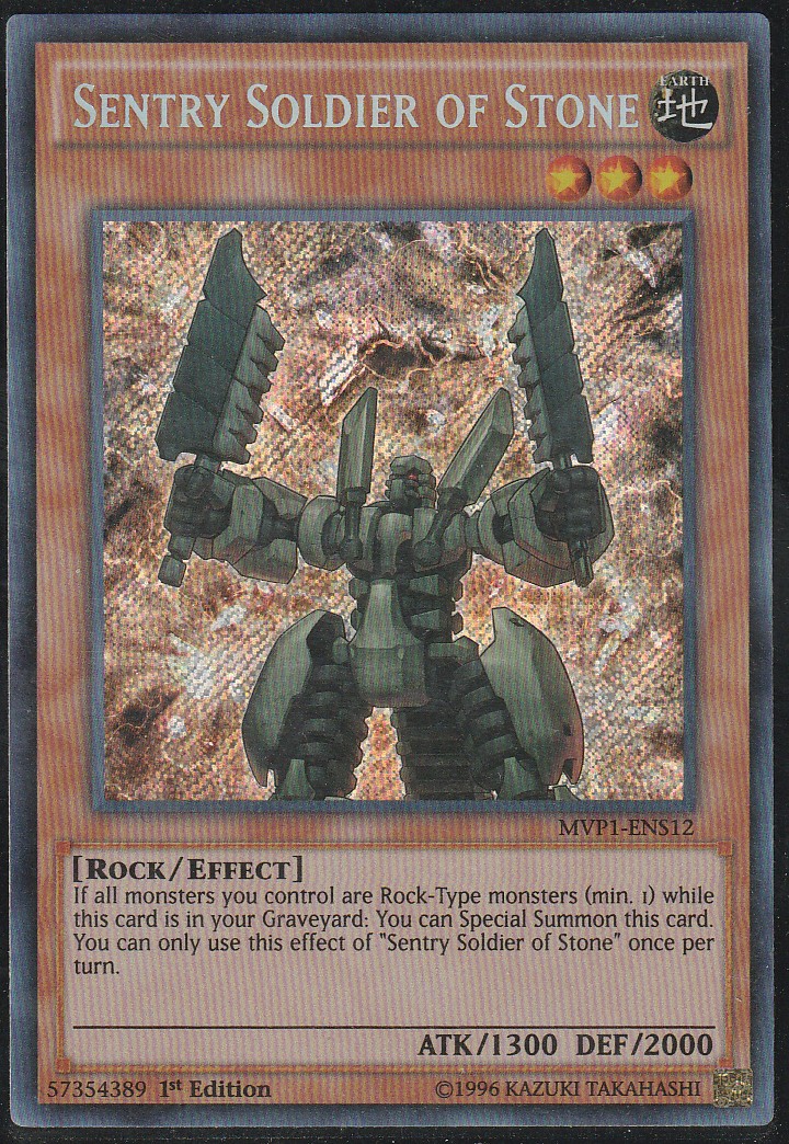 Sentry Soldier of Stone (SeR) (MVP1-ENS12)