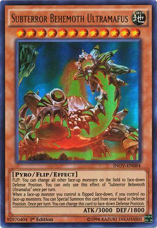 INOV-SP084 - Behemoth del Subterror Ultramafus - Ultra Rare 1st Edition