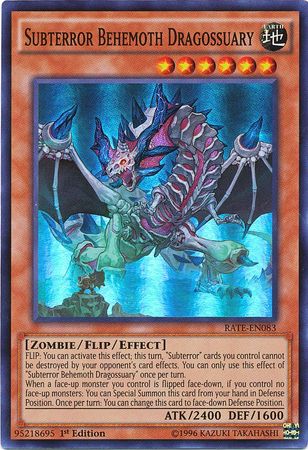 RATE-SP083 - Behemoth del Subterror Dragossuary - Super Rare 1st Edition