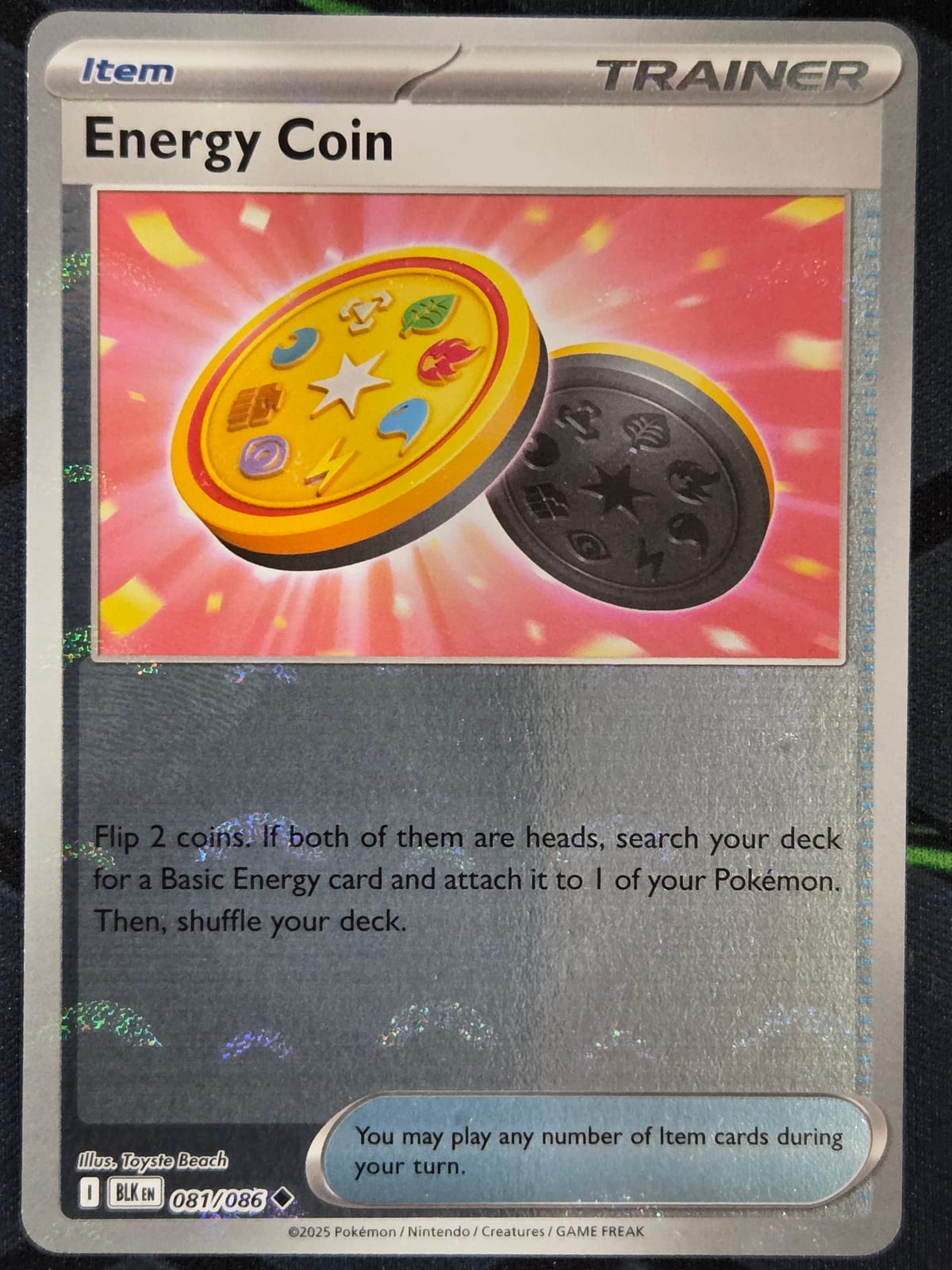 Energy Coin (Pokéball pattern)