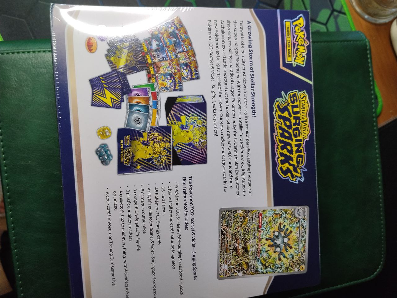 ETB Surging Sparks Ingles Sellada Elite Trainer Box - TCGmatch Chile