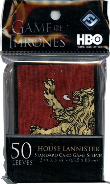 Game of Thrones HBO Art Sleeves: House Lannister