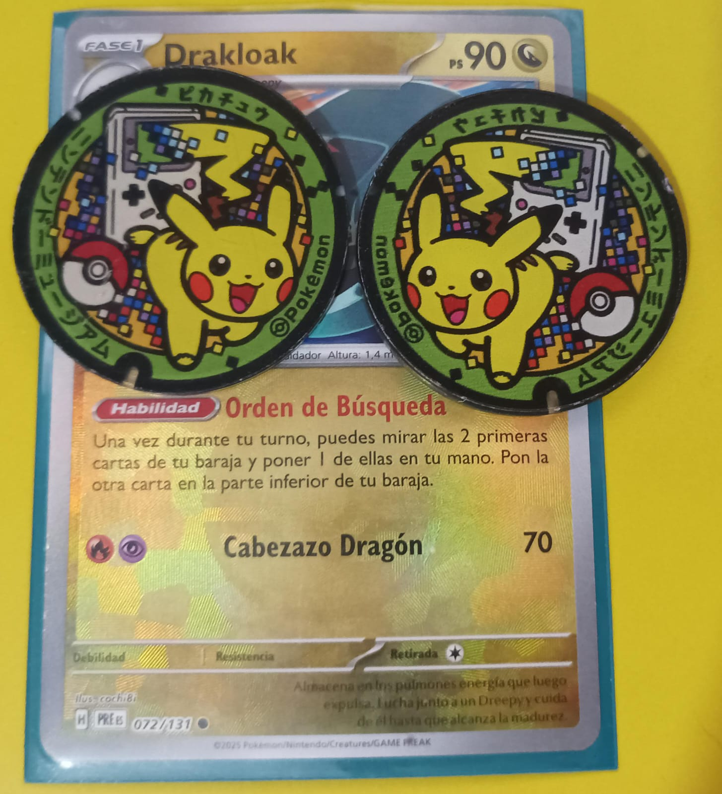 Pikachu gbc - Marcador de habilidad acrílico