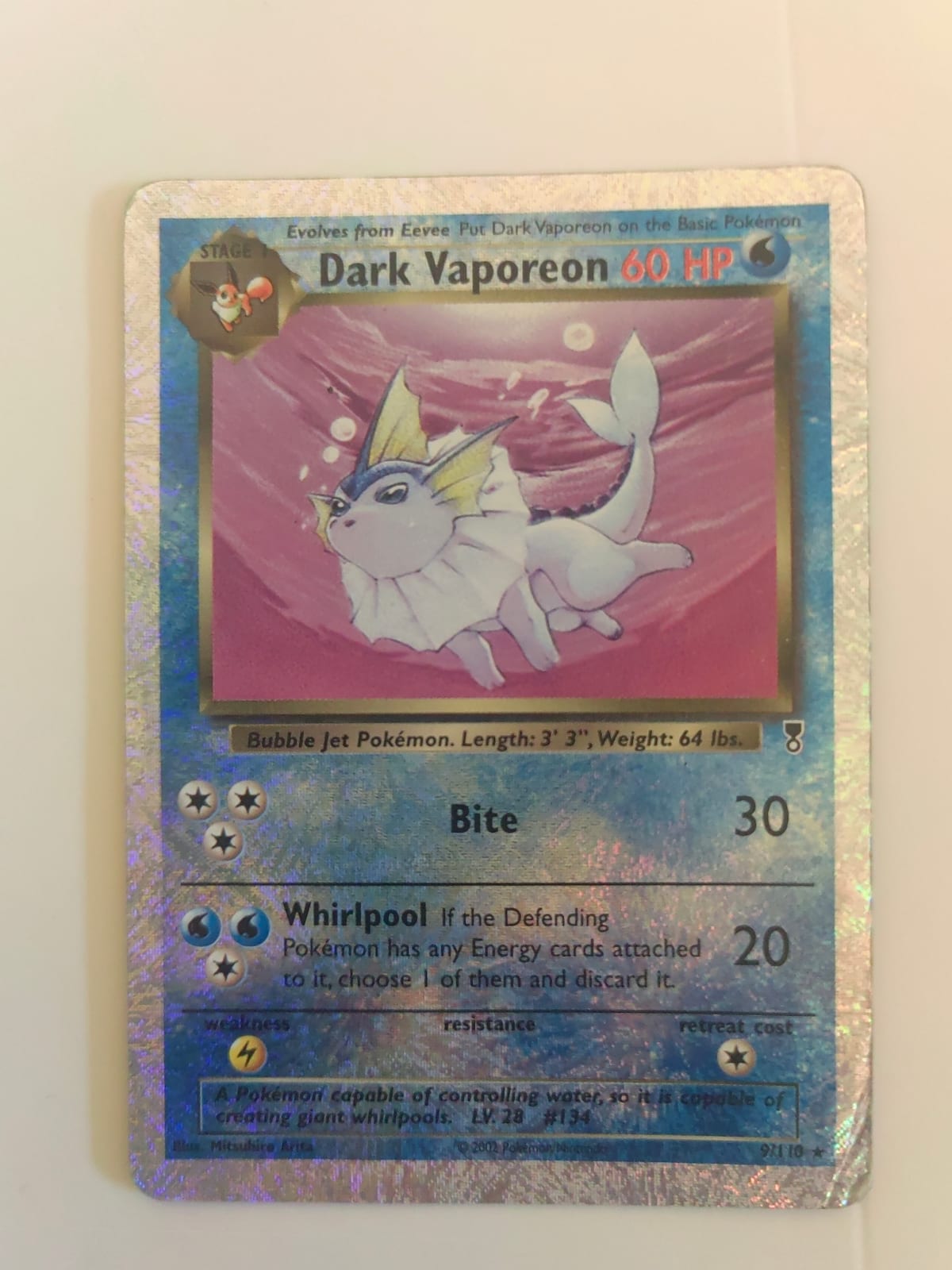 Dark Vaporeon - TCGmatch Chile