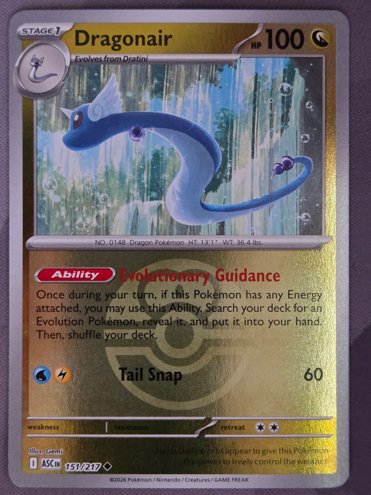 Dragonair (Love Ball pattern)