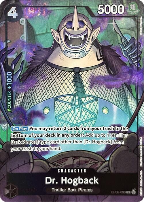 Dr. Hogback OP06-090 (Sellado) (Premium Card Collection -Best Selection Vol. 3-)