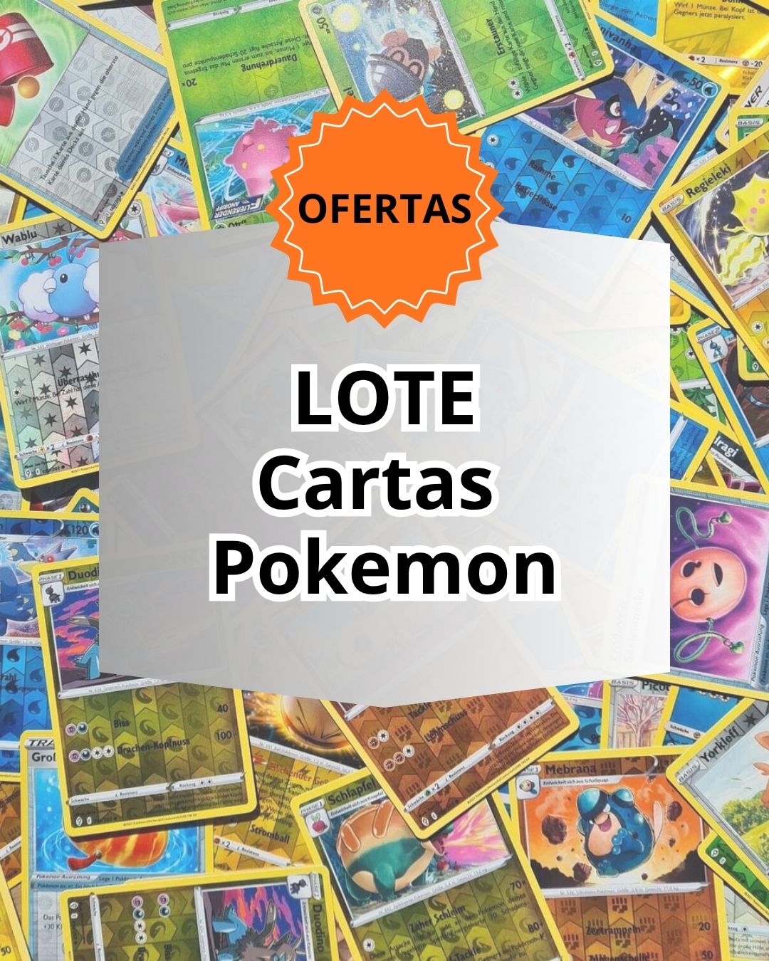 Lote 100 Cartas Pokemon
