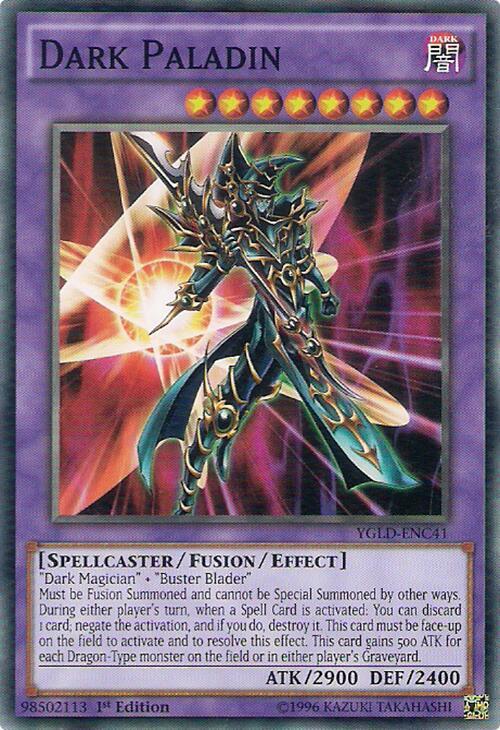 Dark Paladin YGLD-ENC41