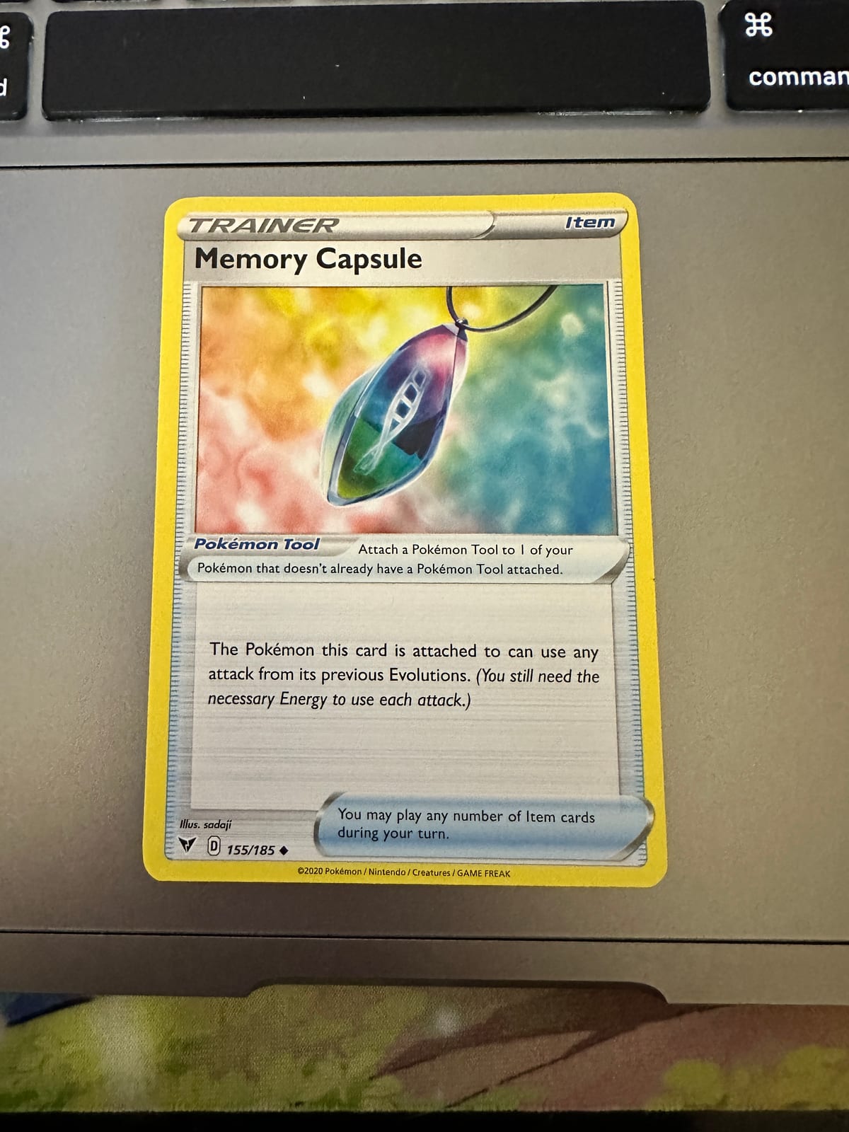 memory capsule pokemon card value - Power (108/124) The Pokémon this card is attached to can use any attack from its previous Evolutions Memory Capsule #202 Prices |