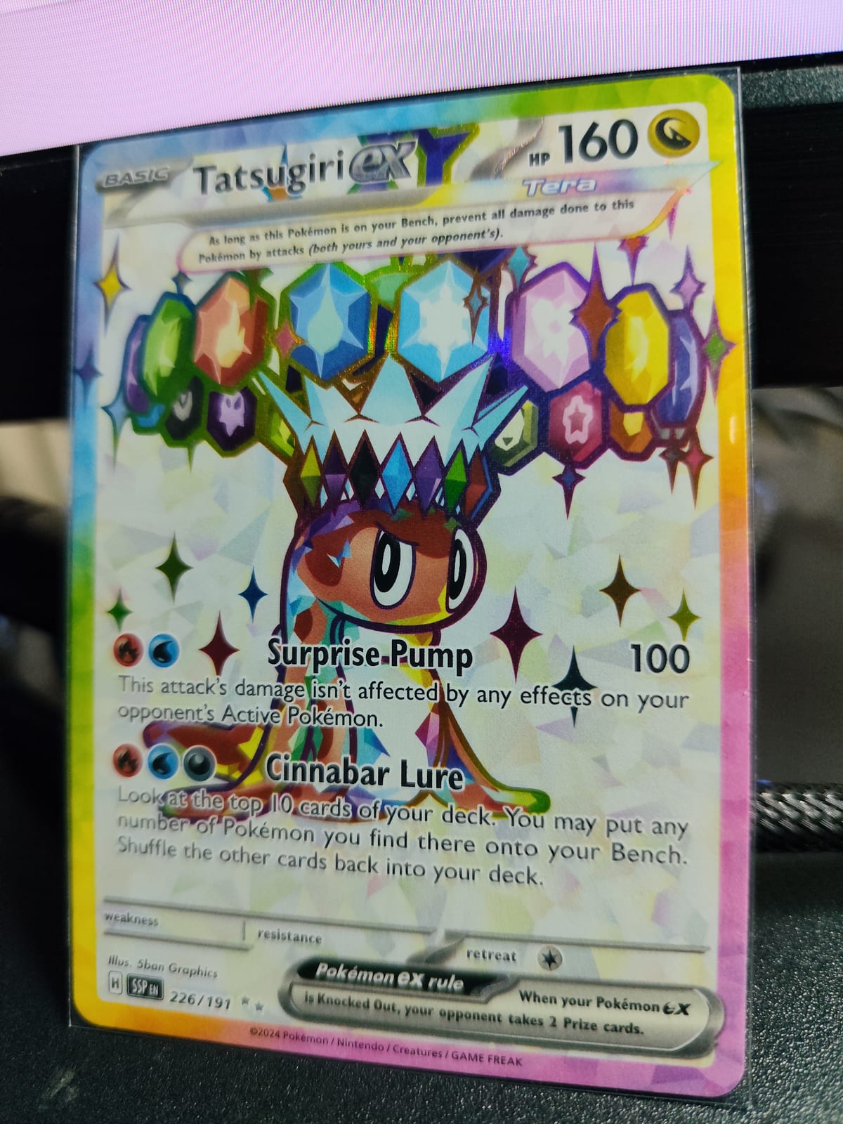 226 191 pokemon card - Tatsugiri ex 226/191 Colorless Crashing Headbutt (200) Discard the top 3 cards of your opponents deck Pokemon Tatsugiri ex 226/191 PSA
