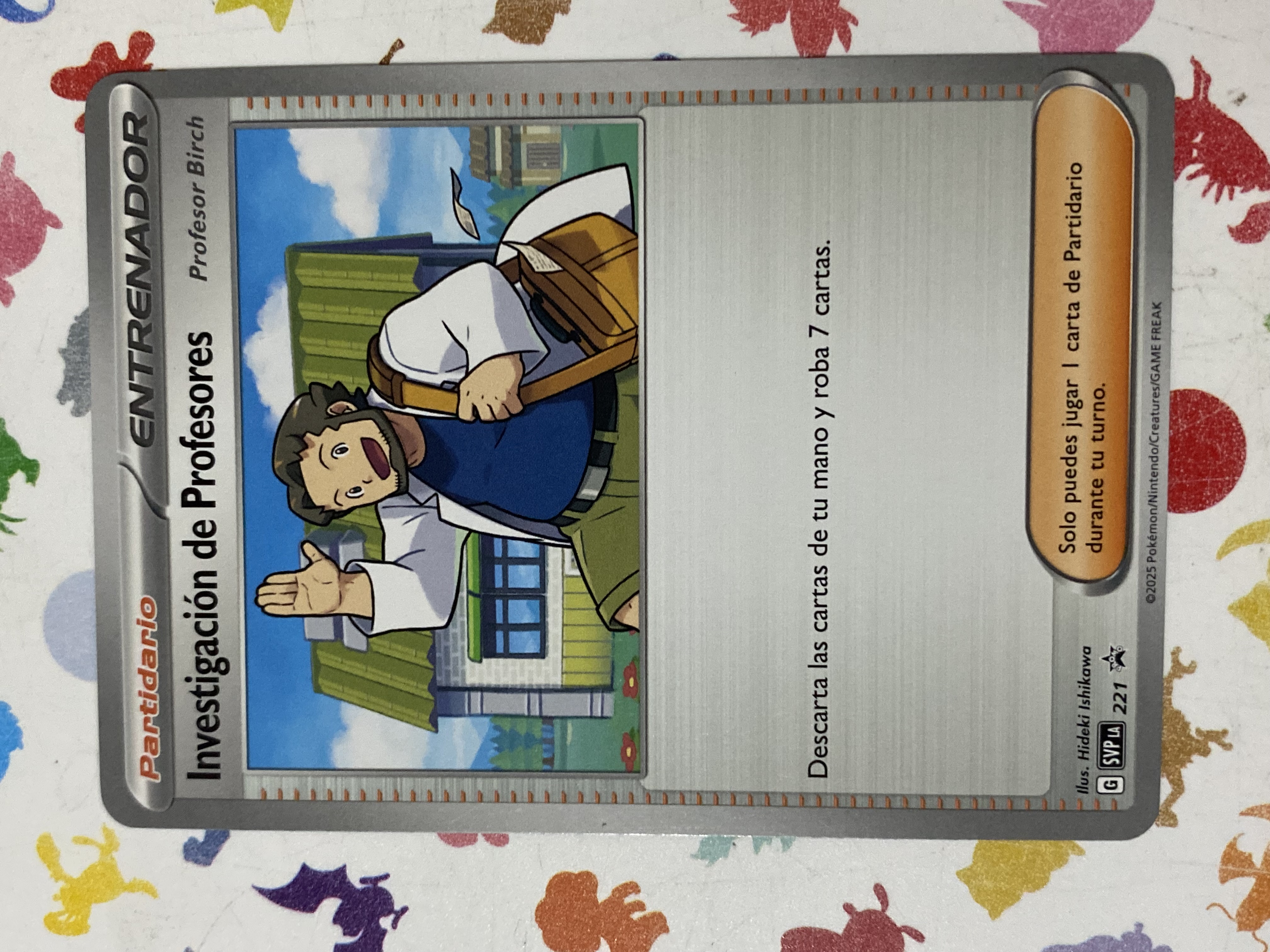 Promo 221, Professor's Research (Professor Birch) Español